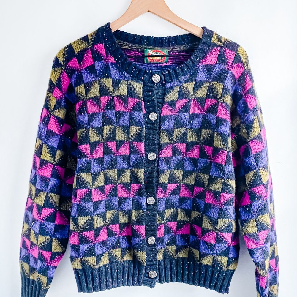 80s vintage cardigan